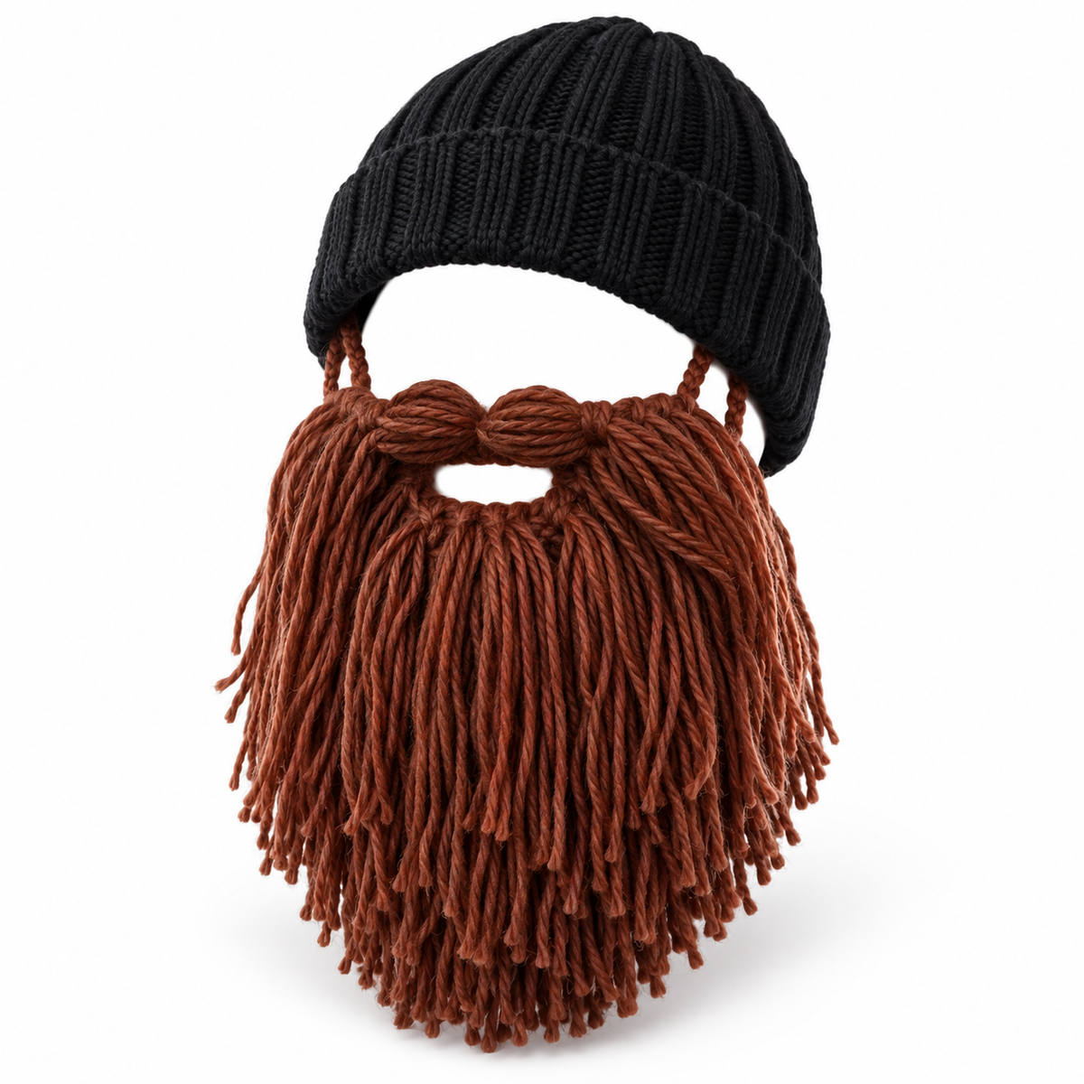 Conjunto de gorro con barba larga